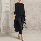 A Solid Black / XXL