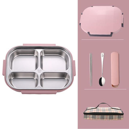 Stylish leakproof Japanese style stainless steel lunch box - Wnkrs