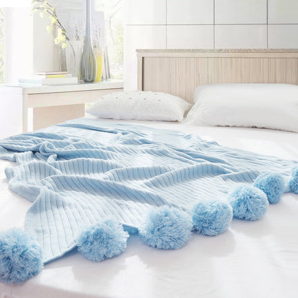 Ball carpet cotton knit blanket - Wnkrs