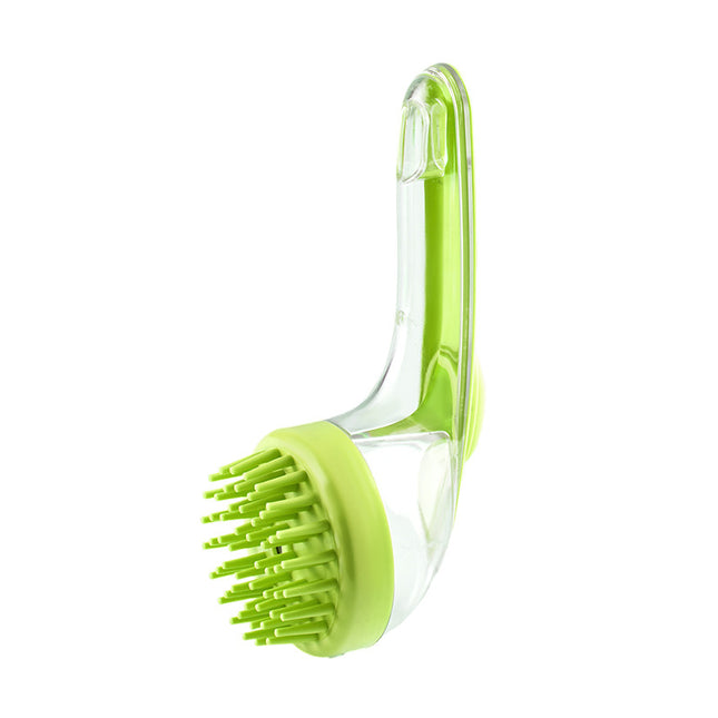 Brosse de bain en silicone pour chien