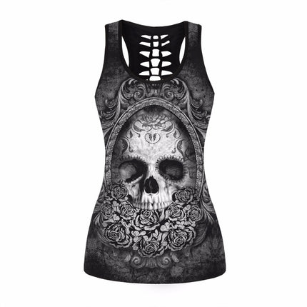 Rock Style Skull Women's Tank Top - Wnkrs