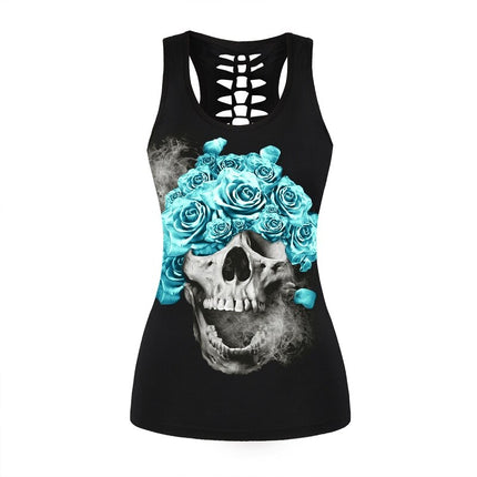 Rock Style Skull Women's Tank Top - Wnkrs