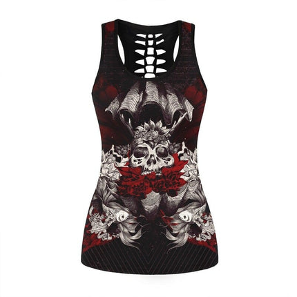 Rock Style Skull Women's Tank Top - Wnkrs