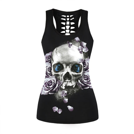 Rock Style Skull Women's Tank Top - Wnkrs