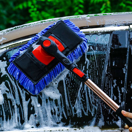 Balai-brosse télescopique pour lavage de voiture