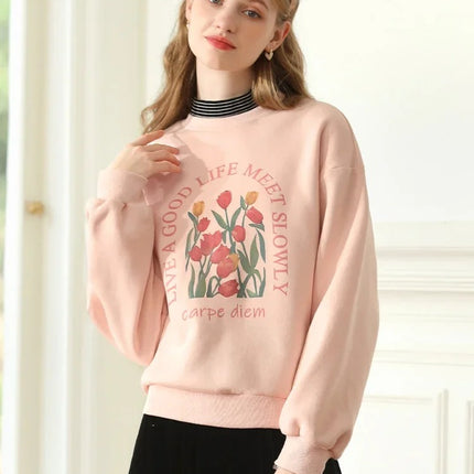 Sweat à capuche en polaire à col mi-haut chic pour femme