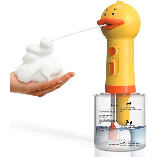 Dispensador automático de espuma para mascotas Yellow Duck