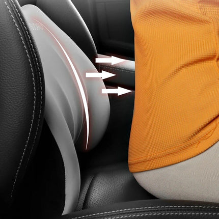 Memory Foam Car Seat Lumbar and Headrest Support Pillow - Wnkrs