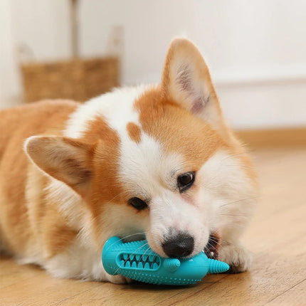 Juguete interactivo de silicona para muelas de perro