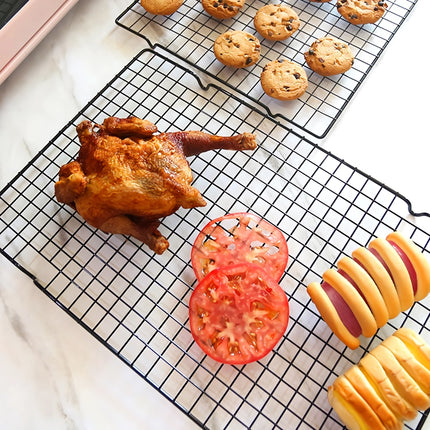 Grille de refroidissement et de cuisson pour gâteaux en acier inoxydable