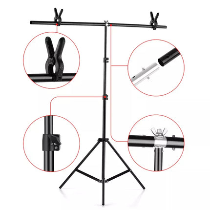 Adjustable 2x2M T-Shaped Stand Tripod - Wnkrs