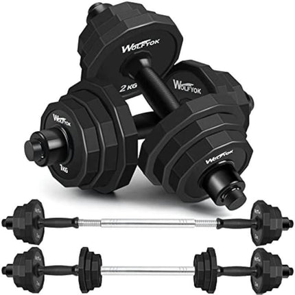 66 LBS Adjustable Cast Iron Dumbbell Set - Wnkrs