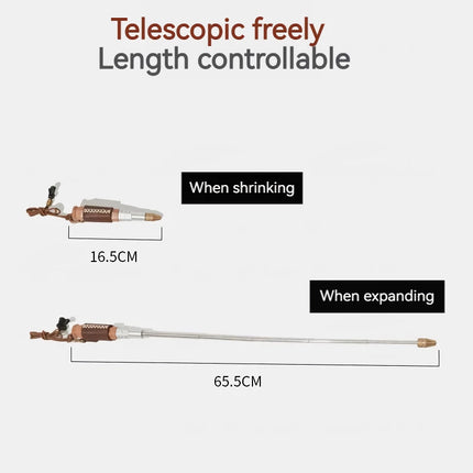 Tube à feu rétractable en acier inoxydable