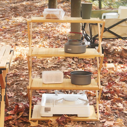 Estantería para acampar al aire libre