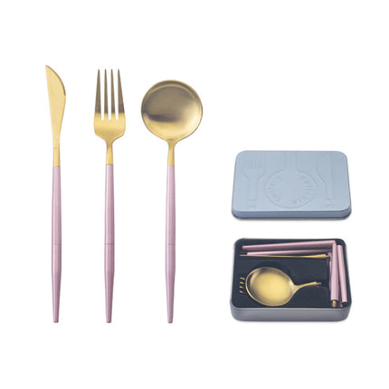 stainless steel portable cutlery set - Wnkrs