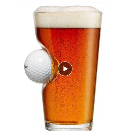 Stuck In Glass Beer Mug Golf Embedded Creative Wine Glass - Wnkrs