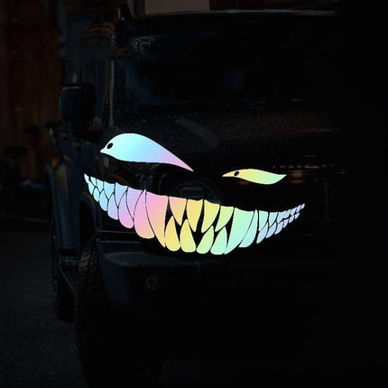 Whimsical Wink & Smirk Car Stickers - Wnkrs