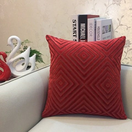 Home Decorative Sofa Throw Pillows Flannel Cushion Cover - Wnkrs