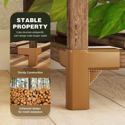 Multi-Tier Wooden Plant Stand - Wnkrs