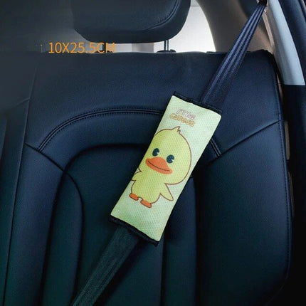 Kids Cartoon Safety Car Seat Belt Cushion and Adjuster Set - Wnkrs