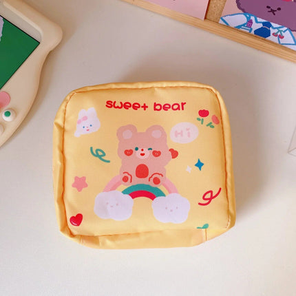 Korean Cartoon Bear Sanitary Napkin Organizer - Wnkrs