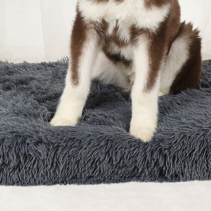 Tapis en peluche pour chien