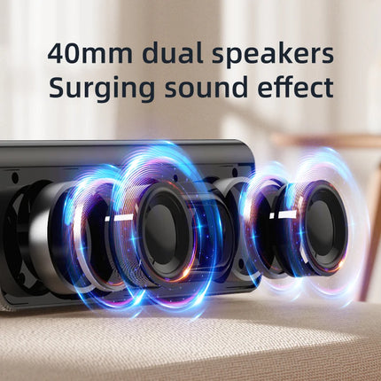 Portable Bluetooth Speaker with 3D Hi-Fi Stereo