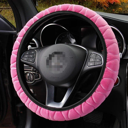 Soft Winter Warm Plush Car Steering Wheel Cover - Wnkrs