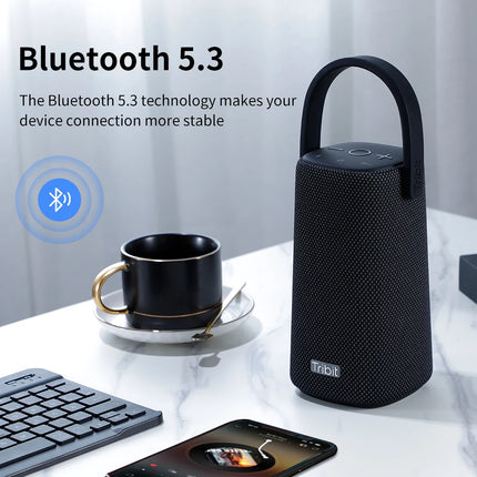 Altavoz Bluetooth portátil profesional con sonido de 360°, IP67, altavoz inalámbrico para exteriores resistente al agua