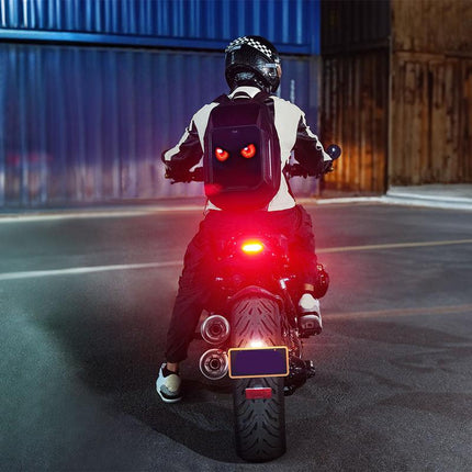 Sac à dos à bandoulière avec écran LED Pixel pour les motards et l'expression créative