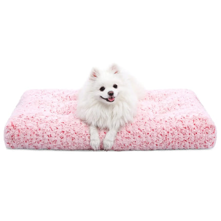 Lit pour chien en peluche de luxe lavable