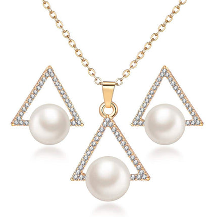 Women's Vintage Pearl Imitation Jewelry Set - Wnkrs