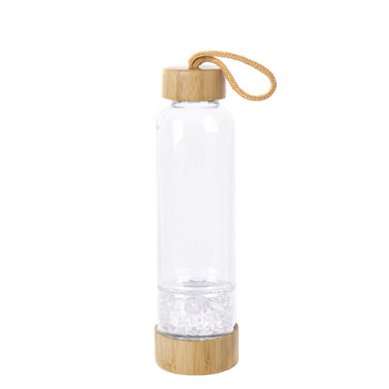 Natural crystal gravel water bottle - Wnkrs