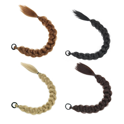 24-Inch Synthetic Braided Ponytail Hair Extension