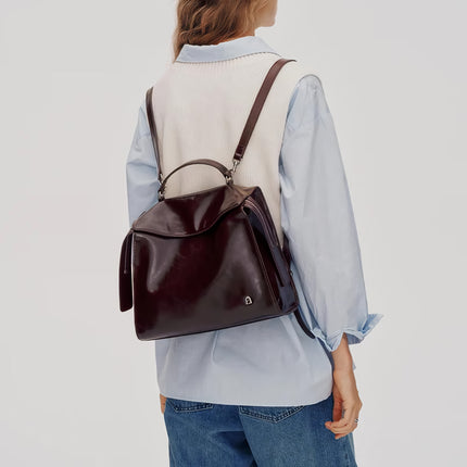 Sac à dos de voyage en cuir de grande capacité pour hommes et femmes