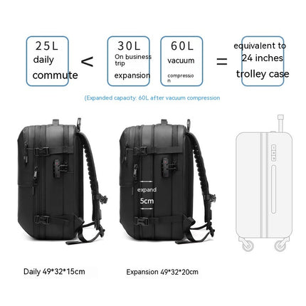 Men's Minimalist Multifunctional Large Capacity Travel Backpack