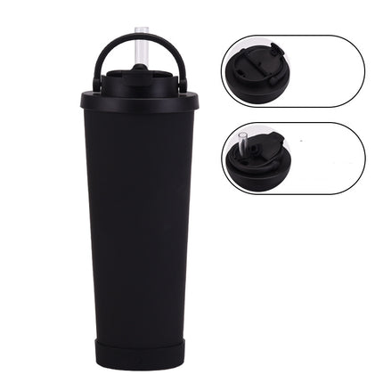 830ml Large Capacity Thermos Cup Convenient Handle - Wnkrs