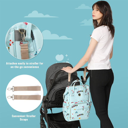 Sac à dos à langer polyvalent pour bébé