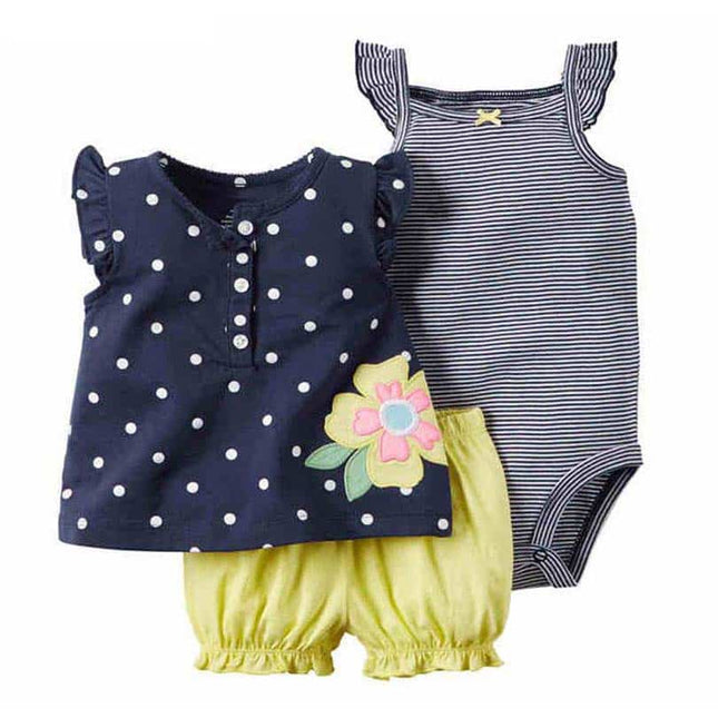 Baby Girl’s Cute Cotton Clothing Set - Wnkrs