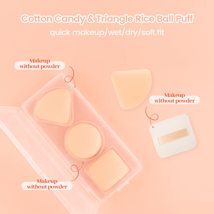 3-Shapes Makeup Sponge Set