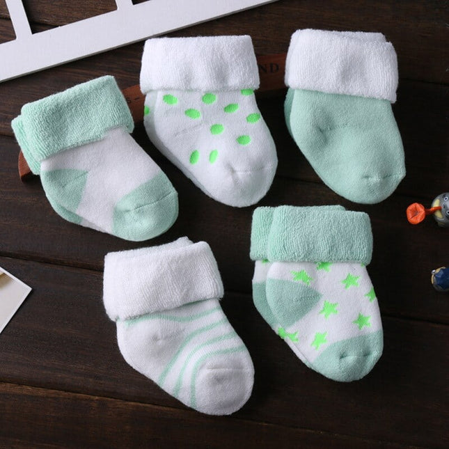 Baby Girl's Wool Socks Set 6 Pcs