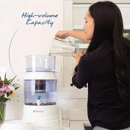 Advanced Countertop Mineralizing Water Filter System - Chlorine and Fluoride Reduction - Wnkrs