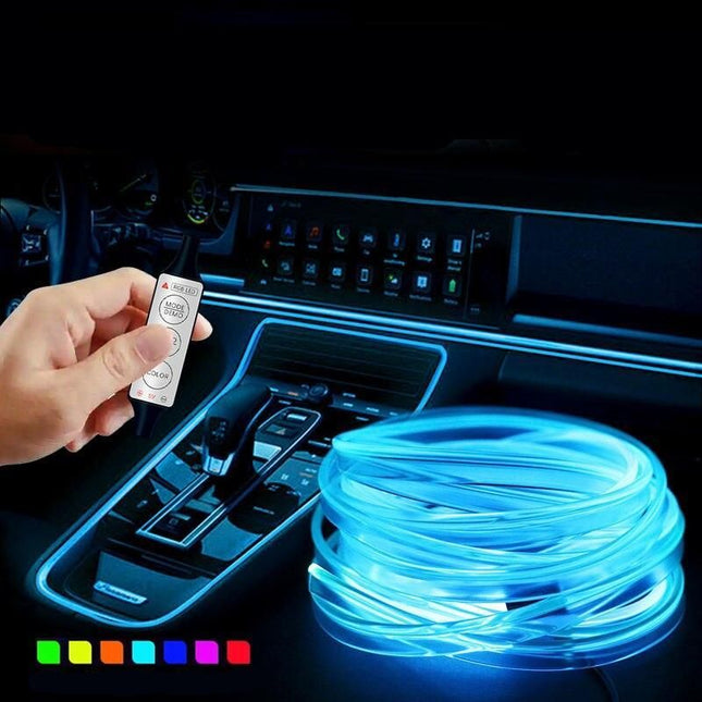 USB RGB LED Strip - Versatile Neon Car Interior Lighting - Wnkrs