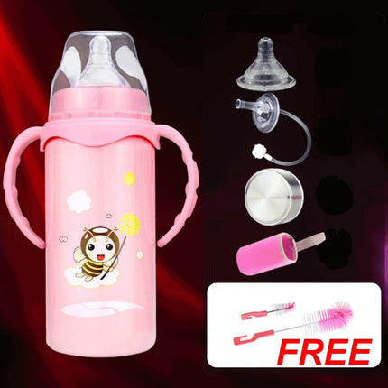 Baby stainless steel insulated feeding bottle - Wnkrs