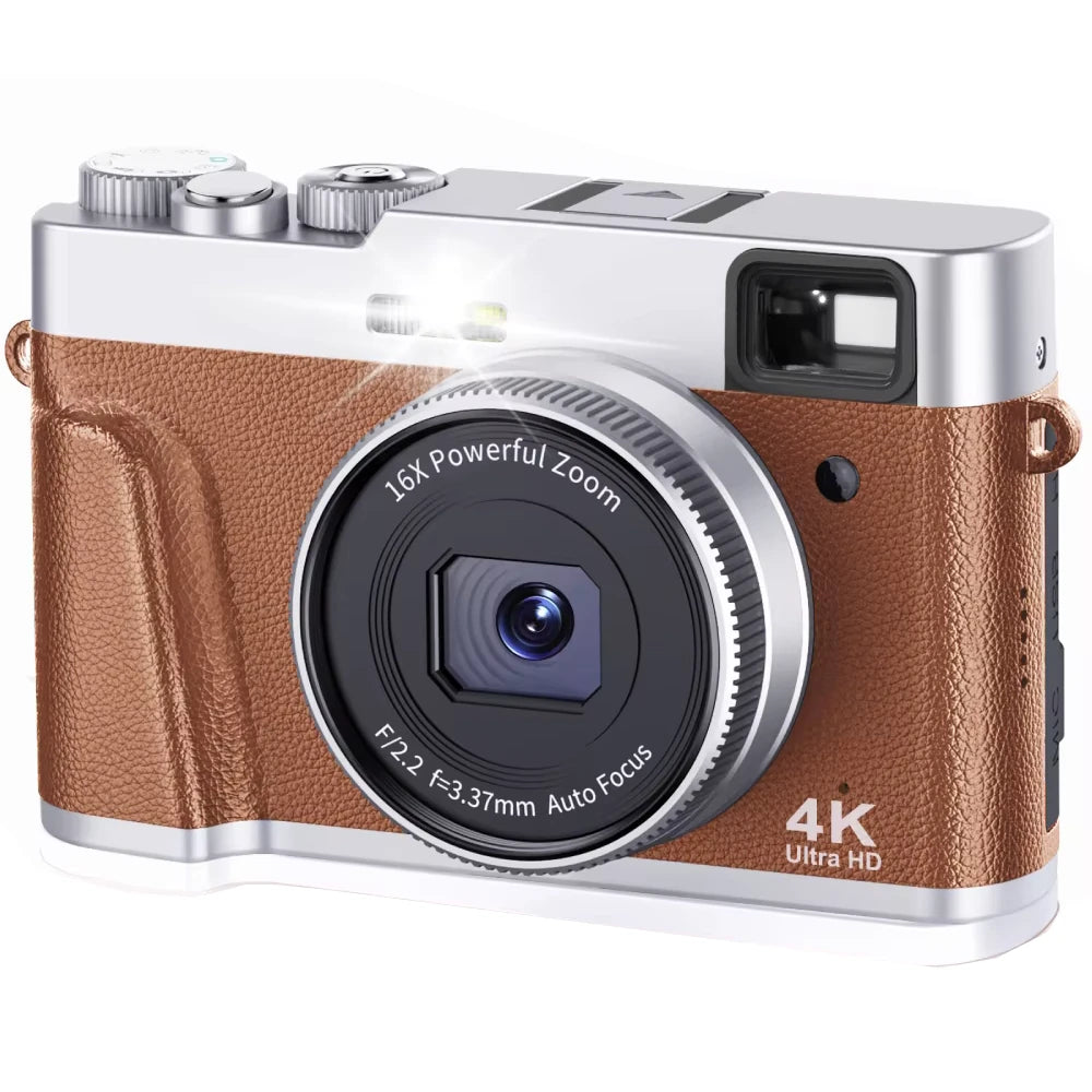 4K Auto Focus Vlogging Camera with 48MP