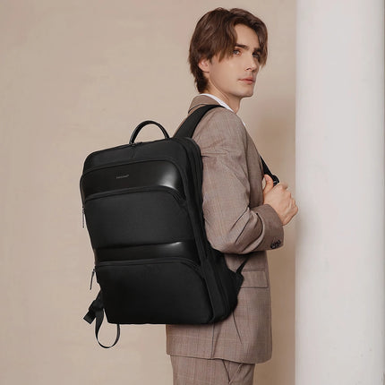 Sac à dos pour ordinateur portable pour homme - Sac de voyage et d'école fin et étanche