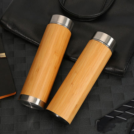 Bamboo Stainless Steel Insulated Bamboo Water Cup - Wnkrs