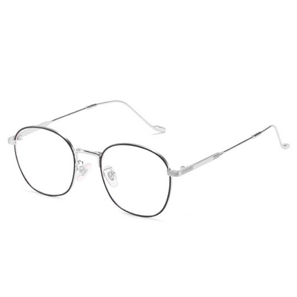 Unisex Vintage Round Computer Glasses