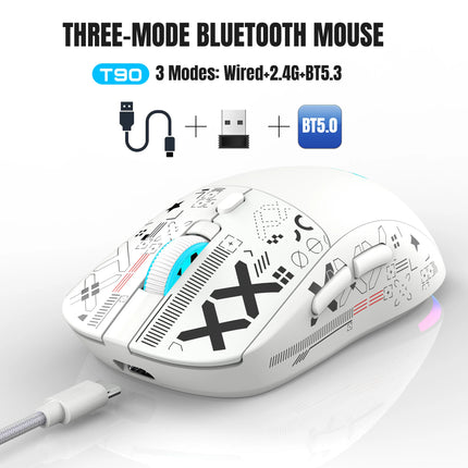 T90 Wireless Bluetooth RGB Mouse