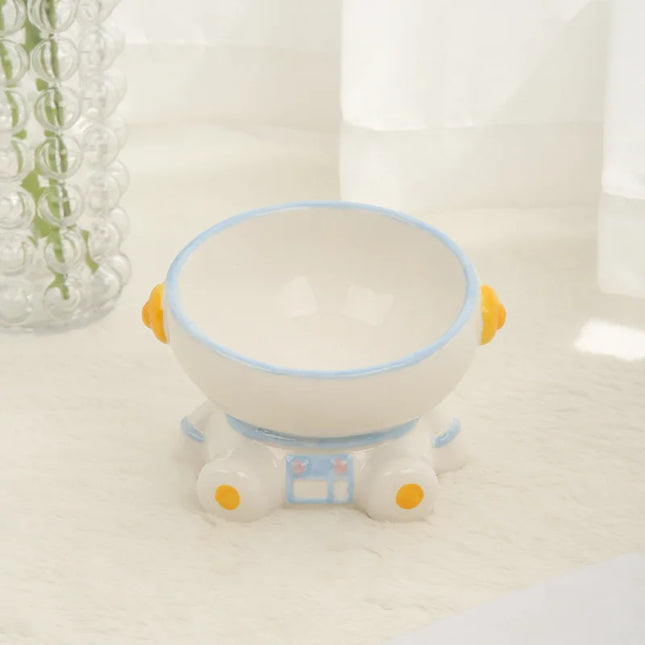 Cuenco de cerámica con forma de astronauta